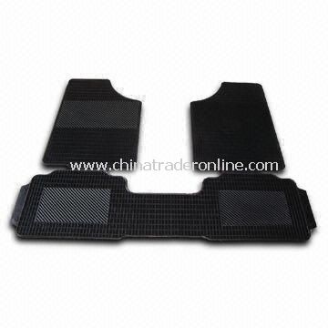 Car Mat with Universal Design that Fits All Car Models, Made of Rubber