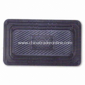 Car Mats with 5th PC for Center Hump, Measures 60 x 35cm