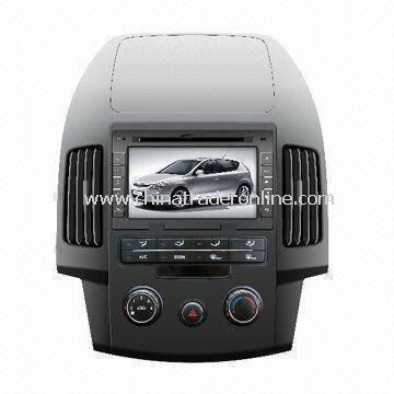 In-dash DVD Player for Hyundai i30, with 7ft LCD TFT HD Digital Screen Display and Plays Music from China