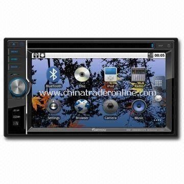 In-dash DVD Player with GPS Car Navigation System, Cortex A8 1GHz ARM Processor and Android 2.2 OS from China