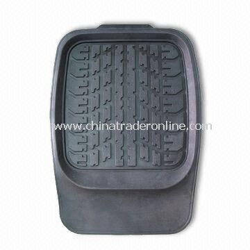 New Style Rubber Car Mat, Measures Front 73 x 54cm and Rear 53 x 51cm