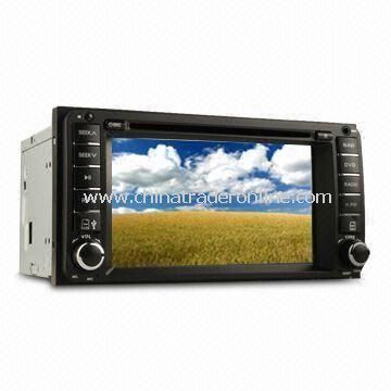 Two DIN Car DVD Player for Toyota Corolla Ex Vios, with 7-inch Digital Touchscreen