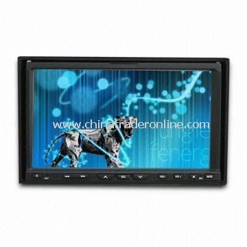 2 DIN 7-inch Digital Touchscreen Car DVD Player with Rotating Menu and Slide Down Panel from China