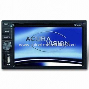 6.2 Inch TFT LCD Car DVD Player with Built-in Tuner and FM/AM Stereo Receiver