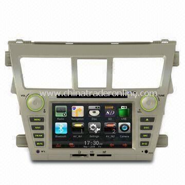 In-dash DVD Player for Toyota, with Bluetooth/Navigation, Ideal for Apples iPod/iPhone and iPad