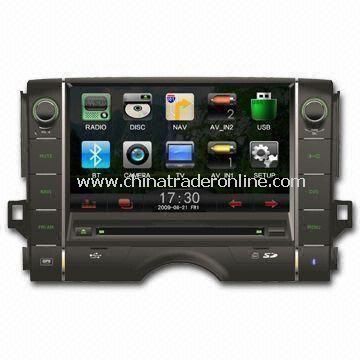 In-dash DVD Player for Toyota, with Bluetooth/Navigation, Ideal for Apples iPod/iPhone/iPad