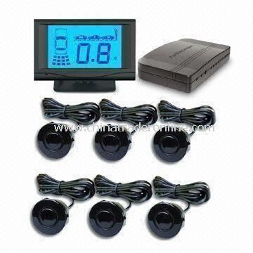 LCD Parking Sensor System with 350mA LCD Working Current and Several of Sensors Colors Optional