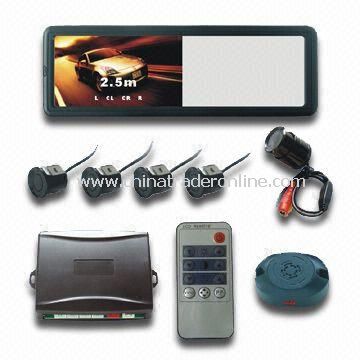 Multimedia Voice Indication Parking Sensor System with Monitor, Compatible with Car Video System