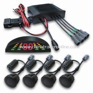 Parking Sensor System, IP68 Coach Rear 4, 3 Colors LED Improved, Anti-interference Function