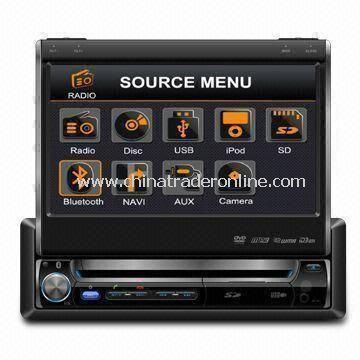 Two-DIN In-dash DVD Player with 6.5-inch WVGA Digital TFT LCD Display and Built-in Navigation from China