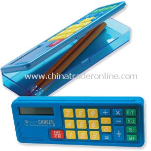 Pencil Box with Big Key Calculator