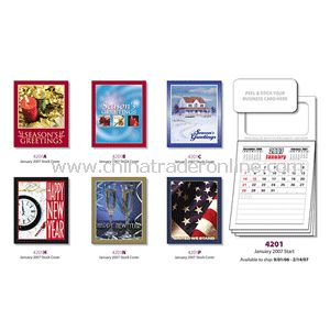 Magnetic 12-Month Calendar - w/Cover from China