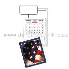 Magnetic Business Card Calendar Patriotic