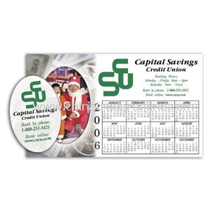 Picture Frame Calendar with Oval Cutout - Four Color Process