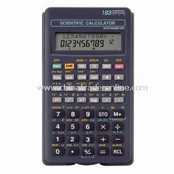 183 Functions Scientific Calculator with Slider Plastic Cover from China