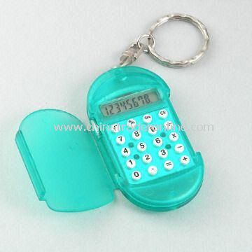 8-digit Mini-Calculator with Keychain from China