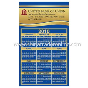 Magnetic Square Corner Calendar from China