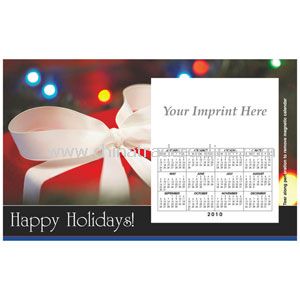 Perfed Postcard Holiday Gift w/ White Bow