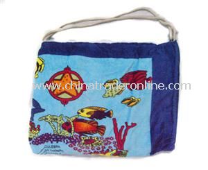 Solid Beach Towel Bag