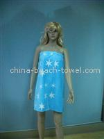 100% Cotton Toweling Bathrobe from China