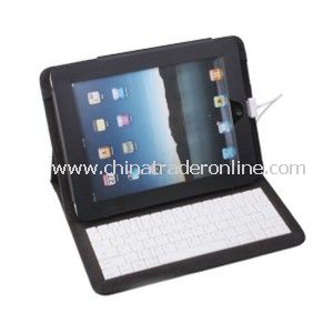 Leather Case Holder with Sewed-in Keyboard for Ipad from China