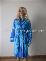 Printting bathrobe from China