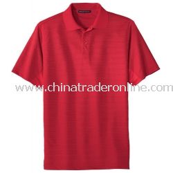 Dry Zone Horizontal Texture Polo Shirt from China