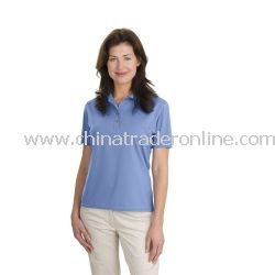 Ladies Dri Zone Solid Herringbone Sport Shirt