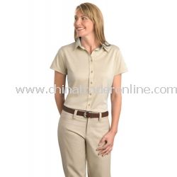 Ladies Dry Zone Herringbone Sport Shirt from China