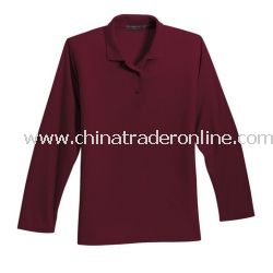 Ladies Silk Touch Long Sleeve Sport Shirt from China