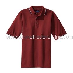 Port Authority Signature Cool Mesh Sport Shirt with Tipping Stripe Trim from China