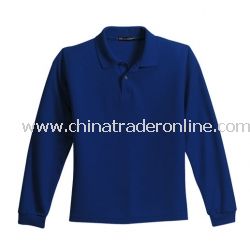 Youth Silk Touch Long Sleeve Sport Shirt