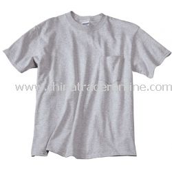 100% Cotton T-Shirt with Pocket from China