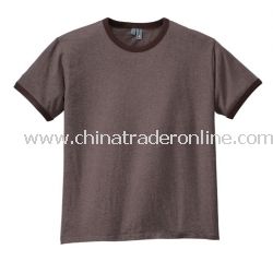 District Threads Heathered Jersey Perfect Weight Ringer Tee from China