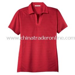 Ladies Dry Zone Horizontal Texture Sport Shirt