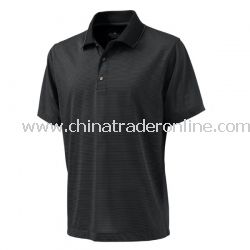 Mens micro stripe polo