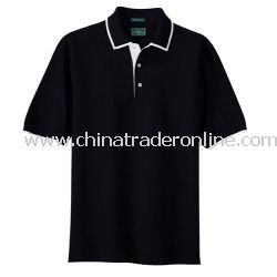 Outer Banks Egyptian Diamond Knit Sport Shirt with Tipping from China