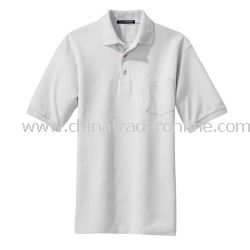 Pique Knit Sport Shirt with Pocket