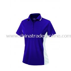 Womens Color Blocked Wicking Polo from China