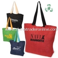 Eco-Green Jute Reusable Tote Bag