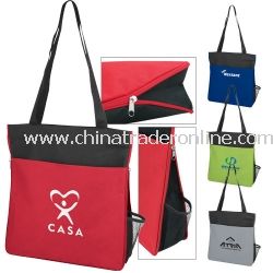 Expanding Logo Tote Bag