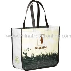 Laminated Large Non Woven Tote Bag from China
