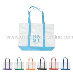 Non Woven Tote Bag With Trim Colors