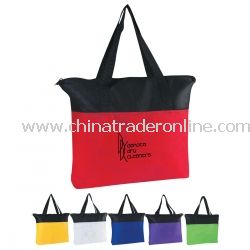 Zippered Non Woven Tote Bag from China