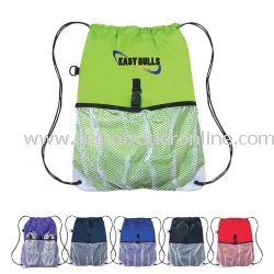 Hit Promotional Cinch Pack With Outside Mesh Pocket from China