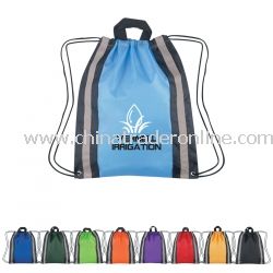 Reflective Promotional Cinch Pack - 13.5 in x 16 in from China