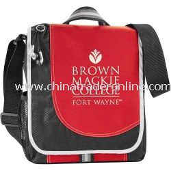 Boomerang Promotional Messenger Bag With Side Mesh Pocket