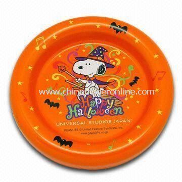 Ashtray, Made of Zinc Alloy, with Colorful Painted Logo, Customized Designs are Welcome