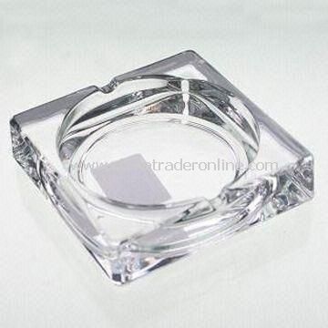 Ashtray with Size of 10 x 10 x 2.7cm