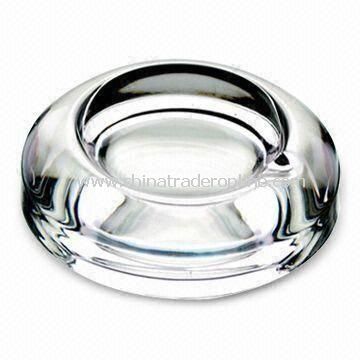 Glass Ashtray, Measuring 8.1 x 2cm from China